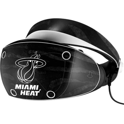 NBA Miami Heat Black Animal Print PlayStation VR2 Skin
