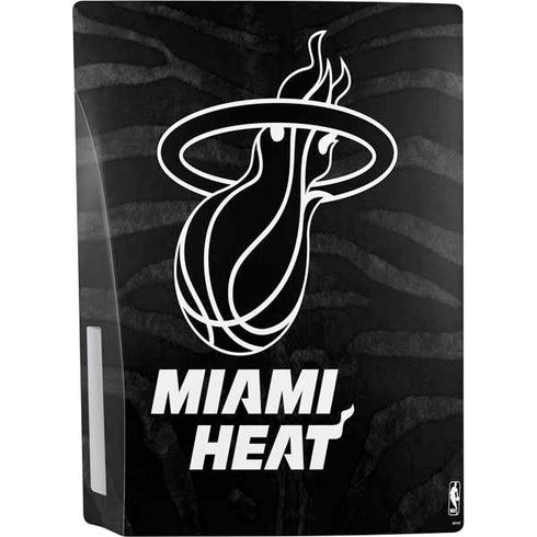 NBA Miami Heat Black Animal Print PS5 Bundle Skin