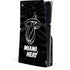 NBA Miami Heat Black Animal Print PS5 Slim Disk Console Skin