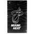 NBA Miami Heat Black Animal Print PS5 Slim Disk Console Skin