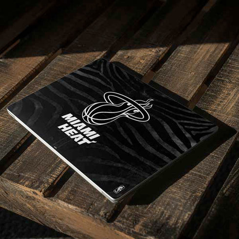NBA Miami Heat Black Animal Print Surface Laptop 2 Skin