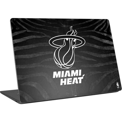 NBA Miami Heat Black Animal Print Surface Laptop 4 15in Skin