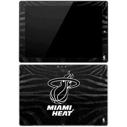 NBA Miami Heat Black Animal Print Surface Pro 3 Skin