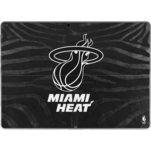 NBA Miami Heat Black Animal Print Surface Pro 9 Skin