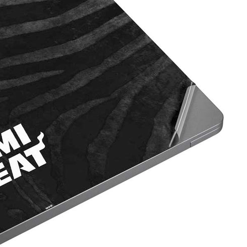 NBA Miami Heat Black Animal Print Universal Laptop 12in (9.8 x 6.8in) Skin