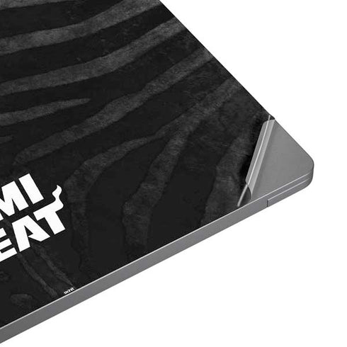 NBA Miami Heat Black Animal Print Universal Laptop 16in (13 x 9.4in) Skin
