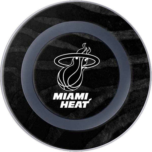 NBA Miami Heat Black Animal Print Wireless Charger Skin