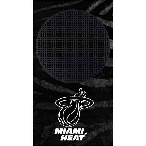 NBA Miami Heat Black Animal Print Xbox Series S Console Skin