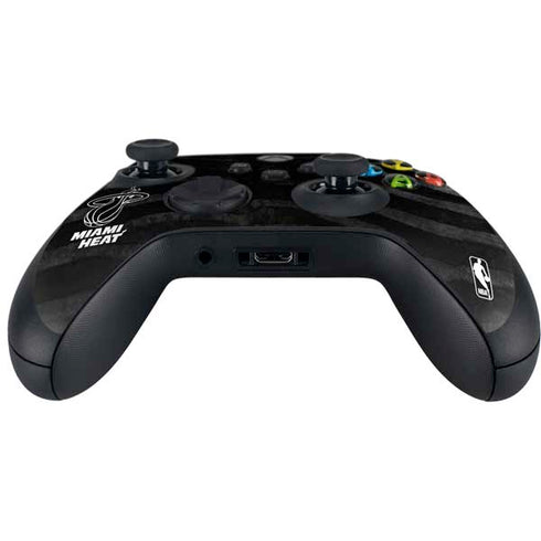 NBA Miami Heat Black Animal Print Xbox Series X Controller Skin