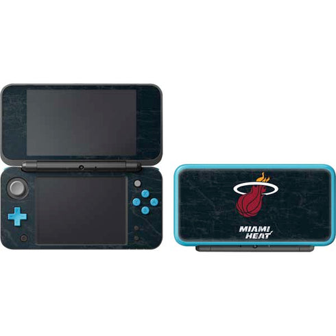 NBA Miami Heat Black Partial Logo Nintendo 2DS XL (2017) Skin