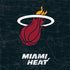 NBA Miami Heat Black Partial Logo Nintendo 2DS XL (2017) Skin