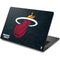 NBA Miami Heat Black Partial Logo Dell Chromebook Skin
