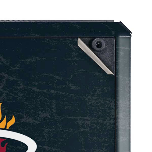 NBA Miami Heat Black Partial Logo Cooler Master MasterBox Q300L Mini Tower Skin