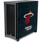 NBA Miami Heat Black Partial Logo Corsair 4000D Tempered Glass Mid-Tower ATX Case Skin