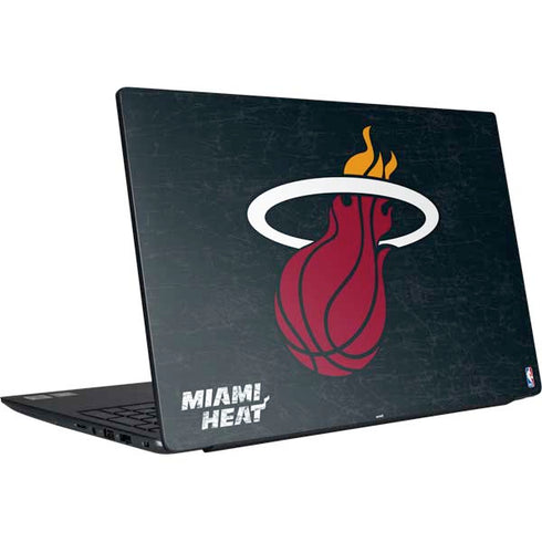 NBA Miami Heat Black Partial Logo Dell Vostro Skin