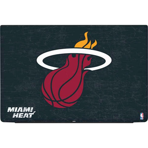 NBA Miami Heat Black Partial Logo Dell Vostro Skin