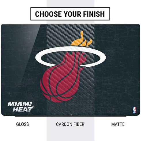 NBA Miami Heat Black Partial Logo Dell Vostro Skin