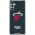 NBA Miami Heat Black Partial Logo Galaxy A13 5G Clear Case