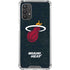 NBA Miami Heat Black Partial Logo Galaxy A32 5G Clear Case