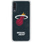 NBA Miami Heat Black Partial Logo Galaxy A50 Clear Case