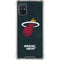 NBA Miami Heat Black Partial Logo Galaxy A51 5G Clear Case
