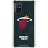 NBA Miami Heat Black Partial Logo Galaxy A51 5G Clear Case