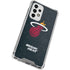 NBA Miami Heat Black Partial Logo Galaxy A53 5G Clear Case