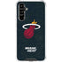 NBA Miami Heat Black Partial Logo Galaxy A54 5G Clear Case