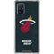NBA Miami Heat Black Partial Logo Galaxy A71 5G Clear Case