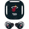 NBA Miami Heat Black Partial Logo Galaxy Buds Pro Skin