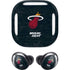 NBA Miami Heat Black Partial Logo Galaxy Buds Pro Skin