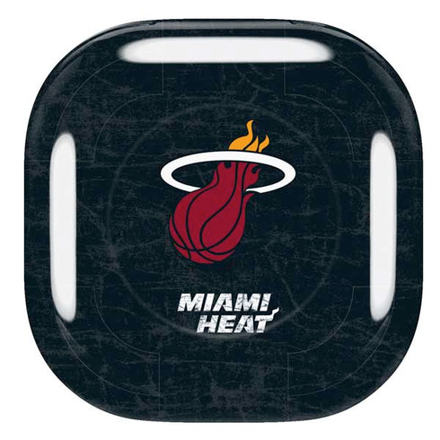 NBA Miami Heat Black Partial Logo Galaxy Buds Pro Skin