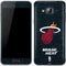 NBA Miami Heat Black Partial Logo Galaxy J3 Skin