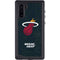 NBA Miami Heat Black Partial Logo Galaxy Note 10 Waterproof Case