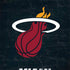 NBA Miami Heat Black Partial Logo Galaxy Note 8 Skin