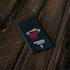 NBA Miami Heat Black Partial Logo Galaxy Note 9 Skin
