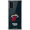 NBA Miami Heat Black Partial Logo Galaxy Note20 5G Clear Case