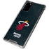 NBA Miami Heat Black Partial Logo Galaxy Note20 5G Clear Case