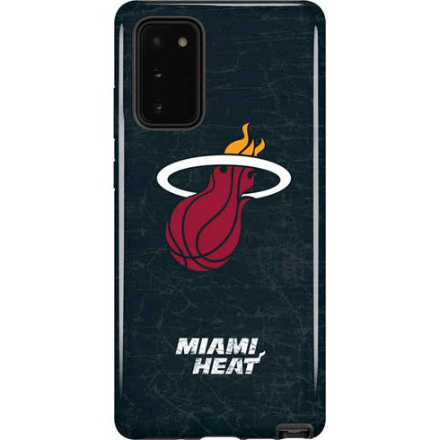 NBA Miami Heat Black Partial Logo Galaxy Note20 5G Pro Case