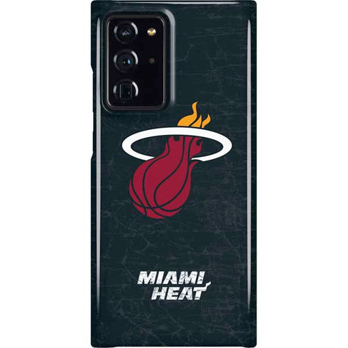 NBA Miami Heat Black Partial Logo Galaxy Note20 Ultra 5G Lite Case