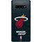NBA Miami Heat Black Partial Logo Galaxy S10 Plus Skin