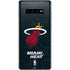 NBA Miami Heat Black Partial Logo Galaxy S10 Plus Skin