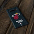 NBA Miami Heat Black Partial Logo Galaxy S10 Plus Skin