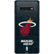 NBA Miami Heat Black Partial Logo Galaxy S10 Skin