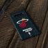 NBA Miami Heat Black Partial Logo Galaxy S10 Skin