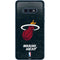 NBA Miami Heat Black Partial Logo Galaxy S10e Skin