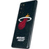 NBA Miami Heat Black Partial Logo Galaxy S20 Fan Edition Skin