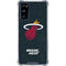 NBA Miami Heat Black Partial Logo Galaxy S20 FE Clear Case