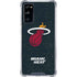 NBA Miami Heat Black Partial Logo Galaxy S20 FE Clear Case