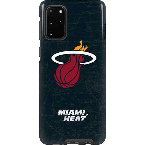 NBA Miami Heat Black Partial Logo Galaxy S20 Plus Pro Case